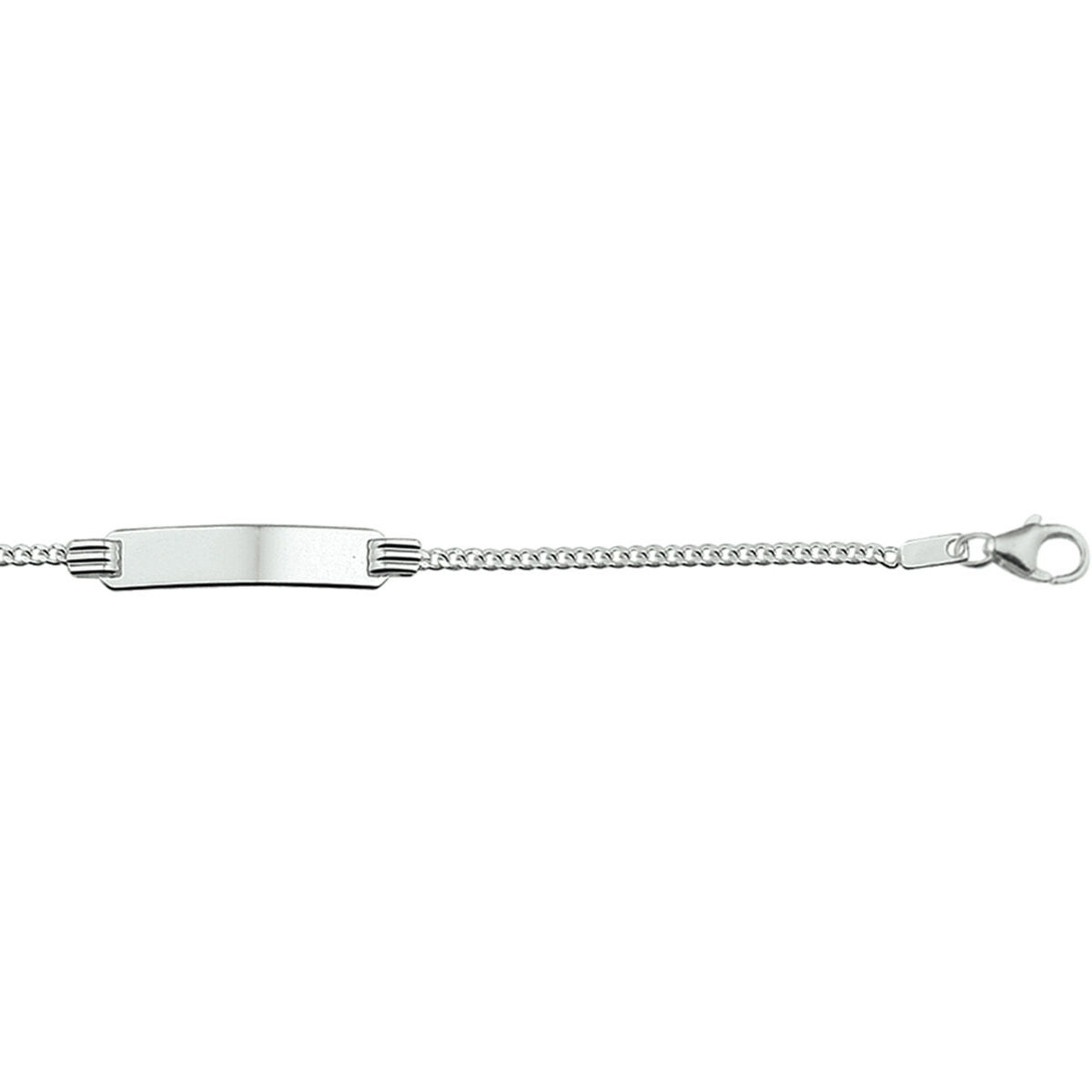 Zilveren Graveerarmband Gourmette Plaat 4,8 mm 1327370