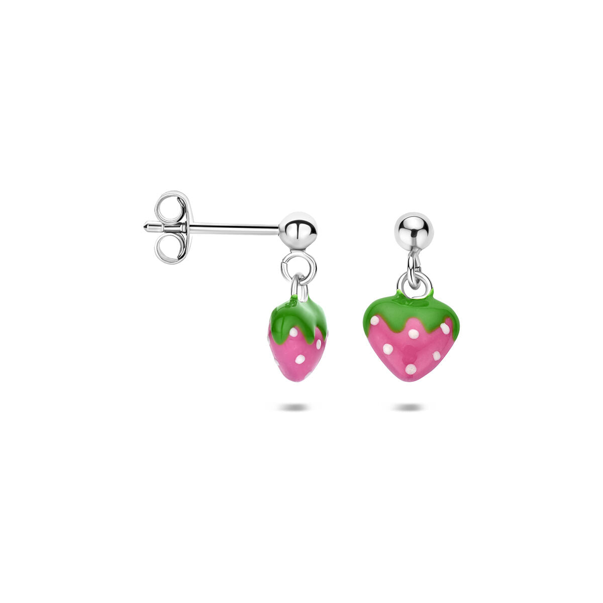 Zilveren Oorhangers Aardbei 1321820