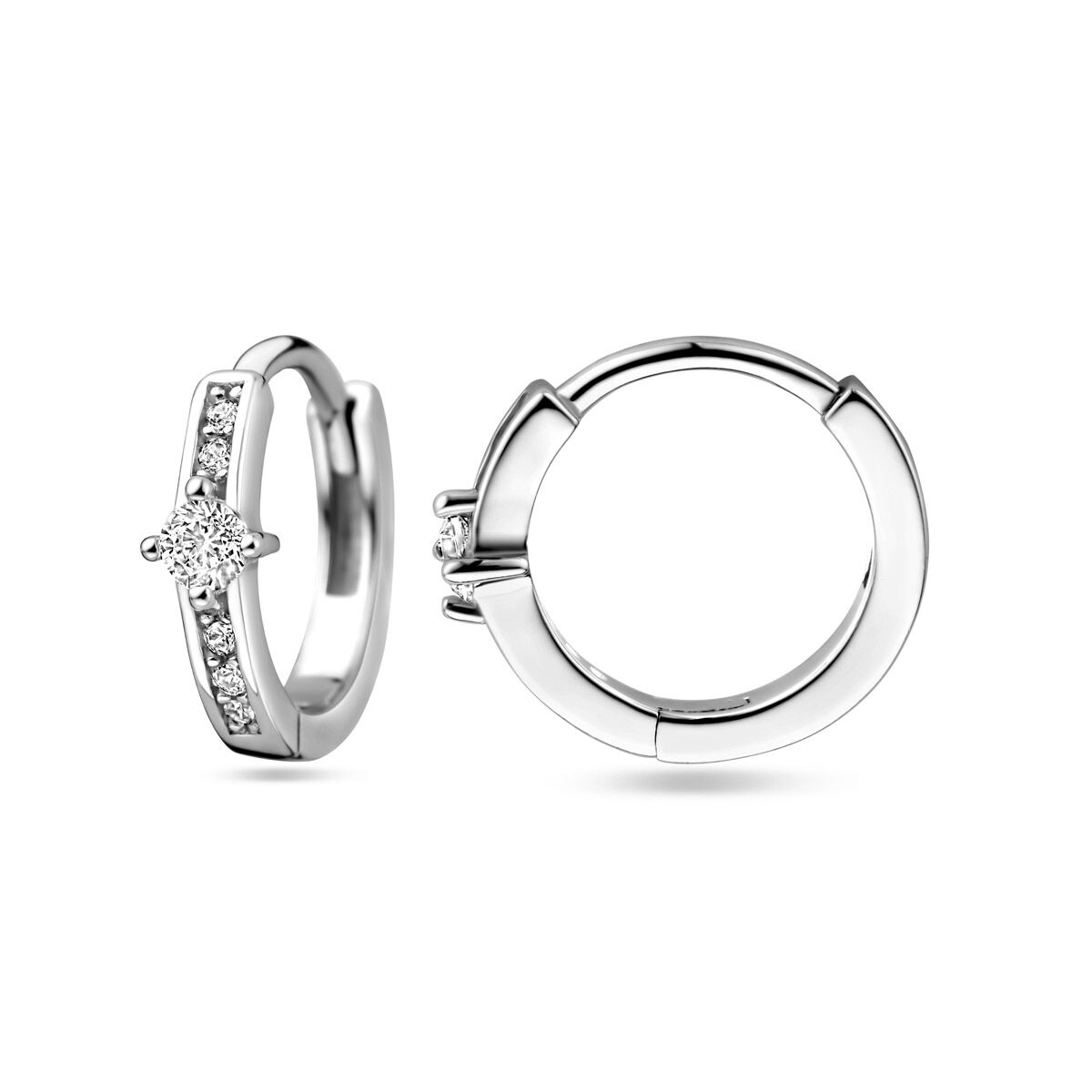 Zilveren Klapoorringen Zirkonia 11,3 mm 1340416
