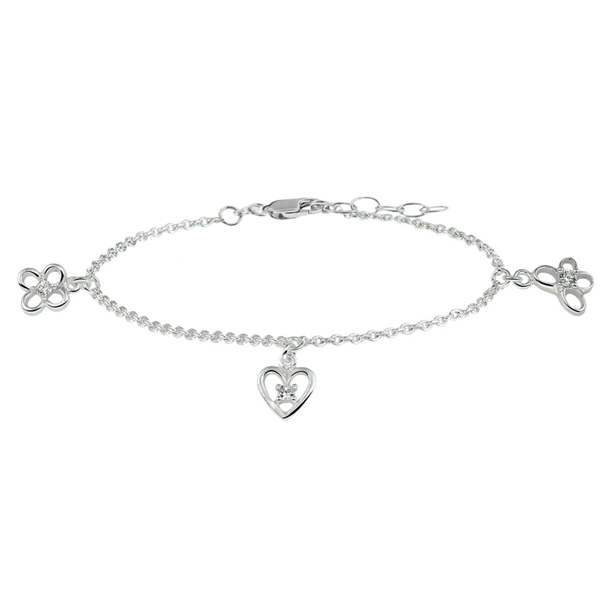 Zilveren Armband Bedel Assortiment 13 + 2 cm 1321793