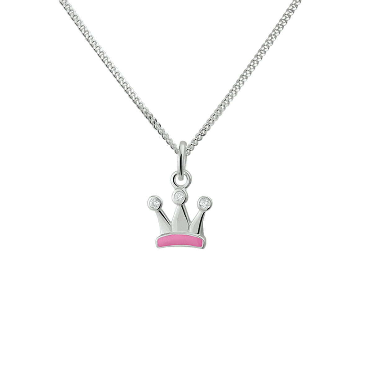 Zilveren Collier Kroon 36 + 4 cm 1322505