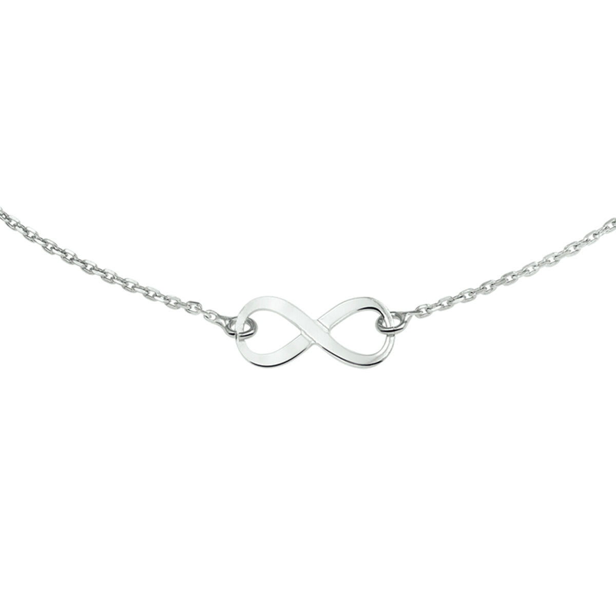 13.18779 zilveren collier infinity 41 + 4 cm