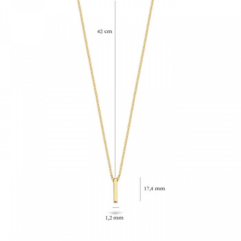 Blush Ketting 14kt Goud 3093YGO