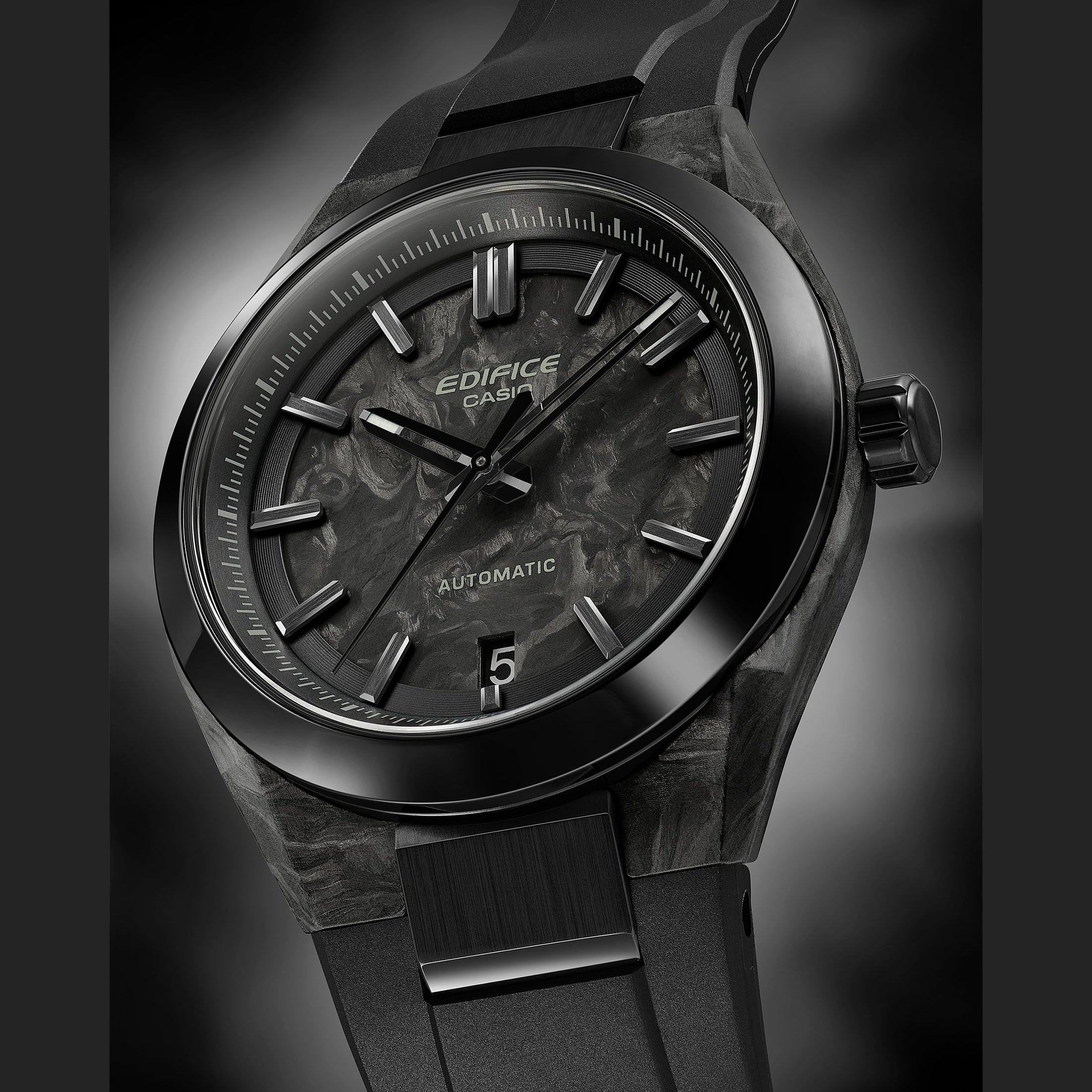 Casio Edifice Automaat 'Forged Carbon Case' EFK-100XPB-1A
