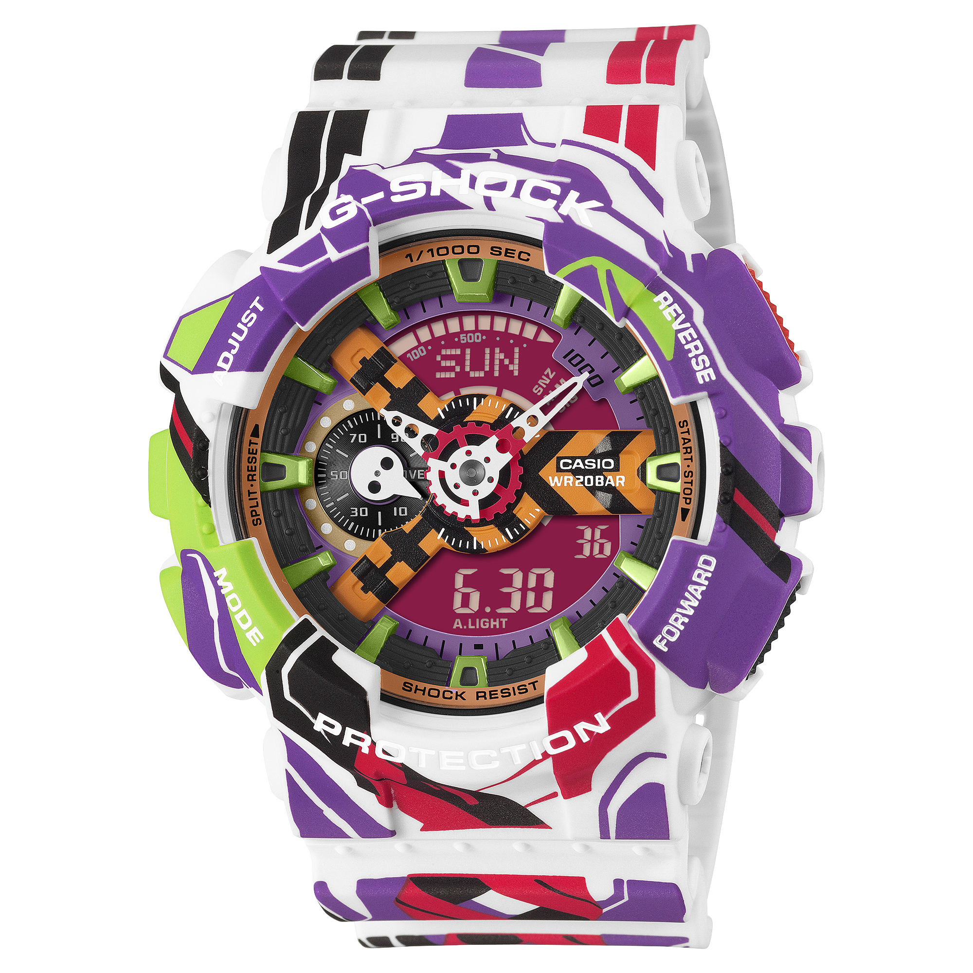 Casio G-Shock x Evangelion GA-110EVA30-7AER
