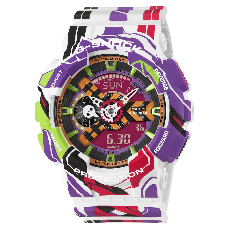 Casio G-Shock x Evangelion GA-110EVA30-7AER