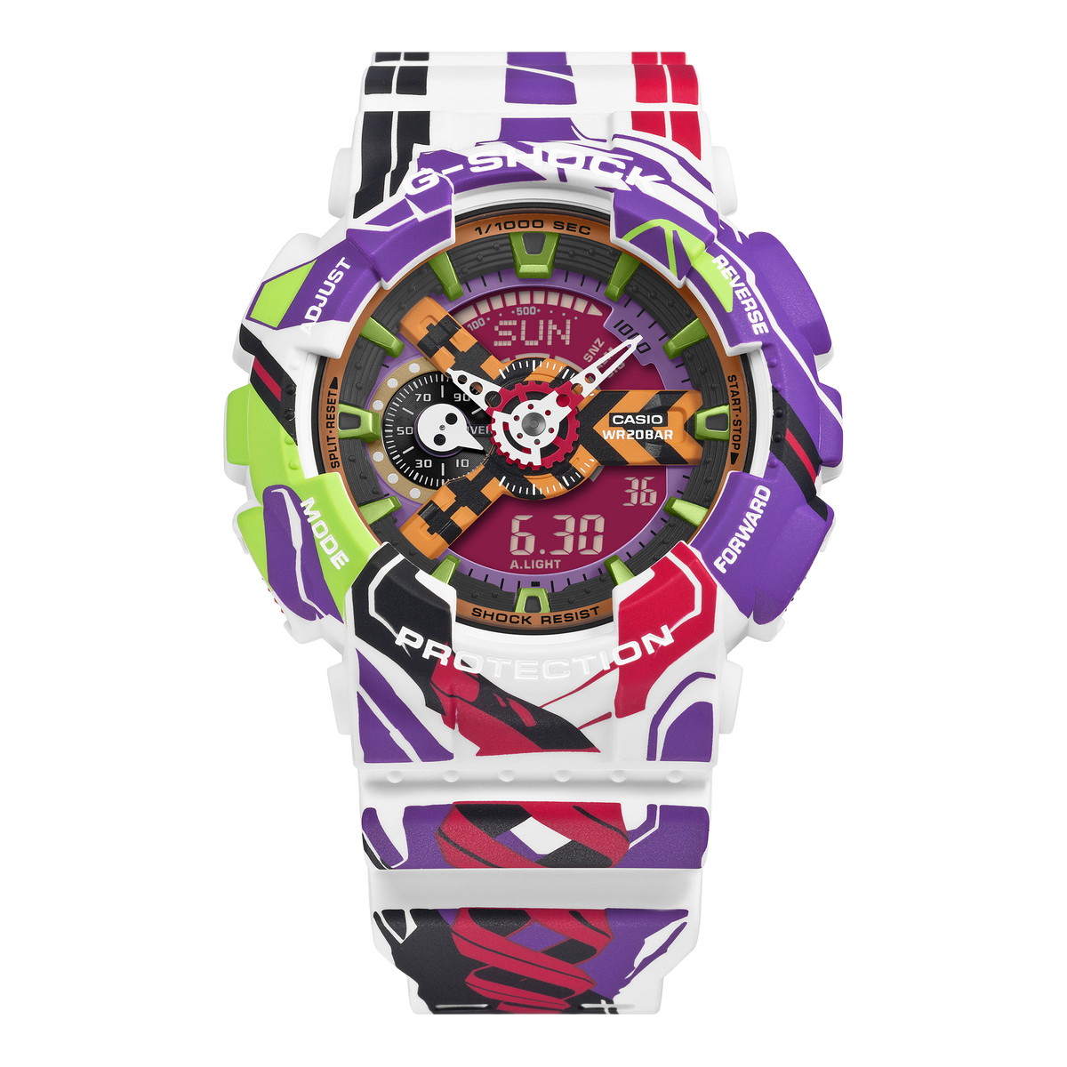 Casio G-Shock x Evangelion GA-110EVA30-7AER