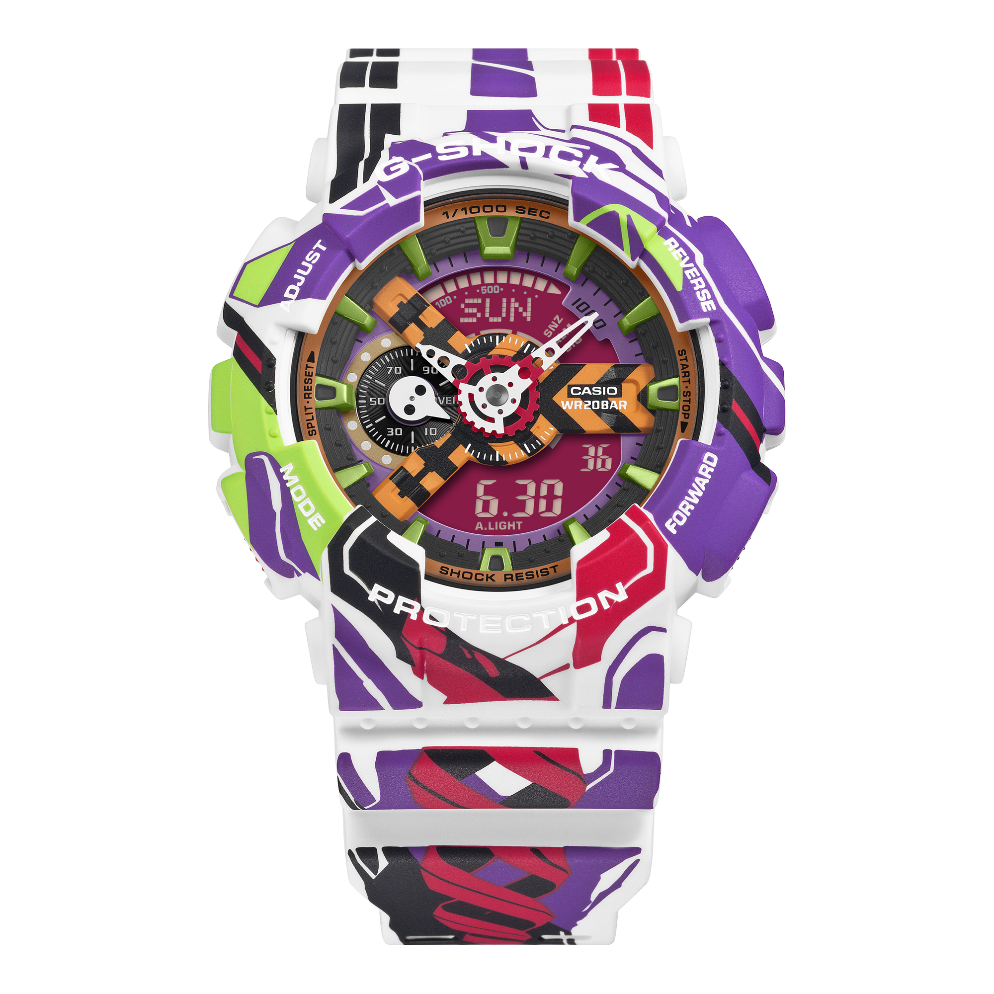 Casio G-Shock x Evangelion GA-110EVA30-7AER