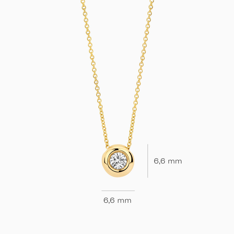 Blush Ketting 14kt Goud LG3006Y