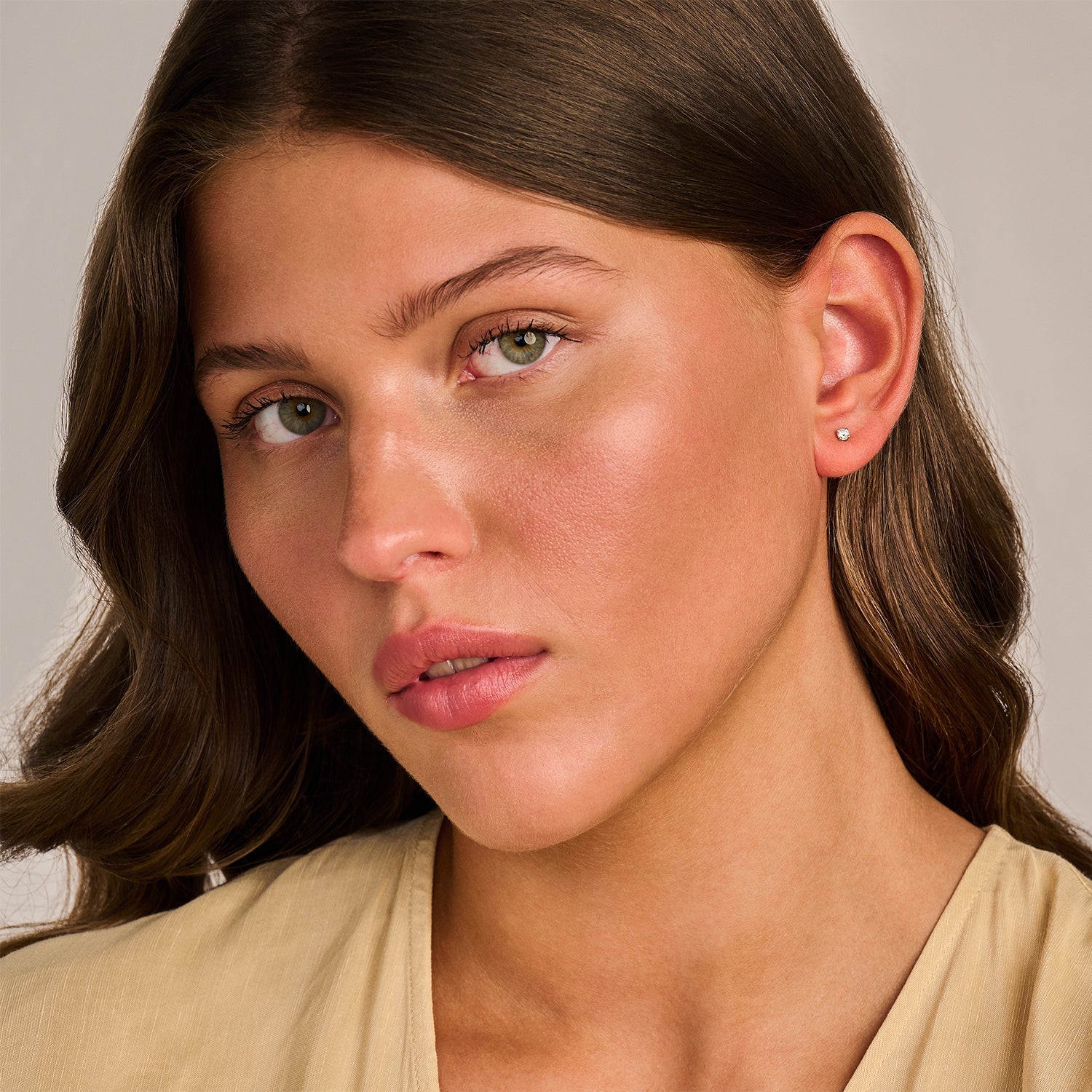 Blush Oorknoppen 14kt Goud LG7000Y