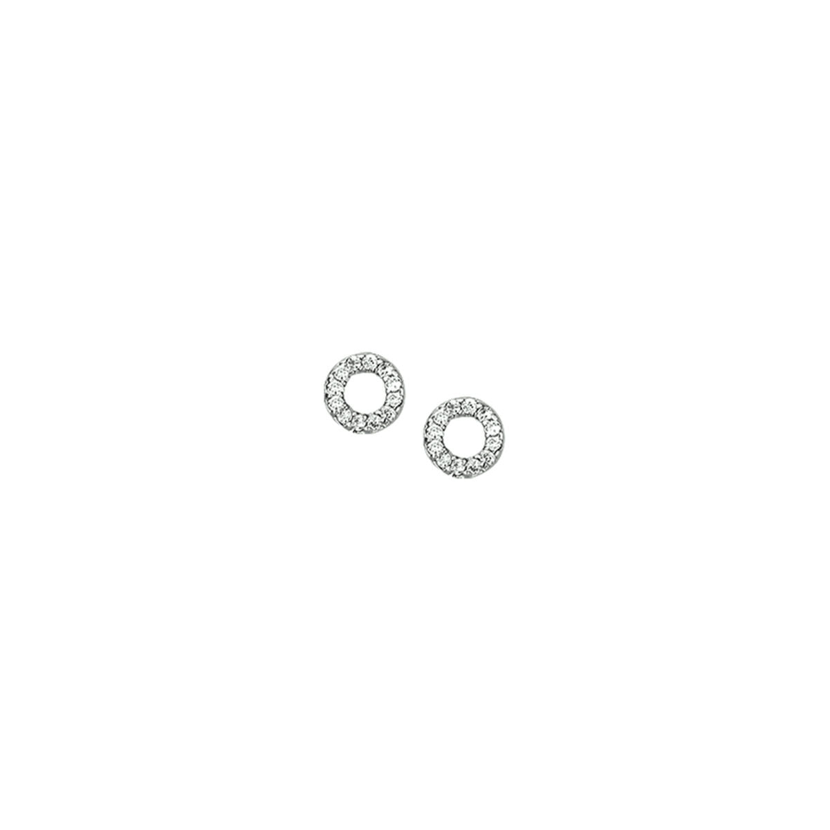 Zilveren Oorknoppen Zirkonia 6,5mm 1322017
