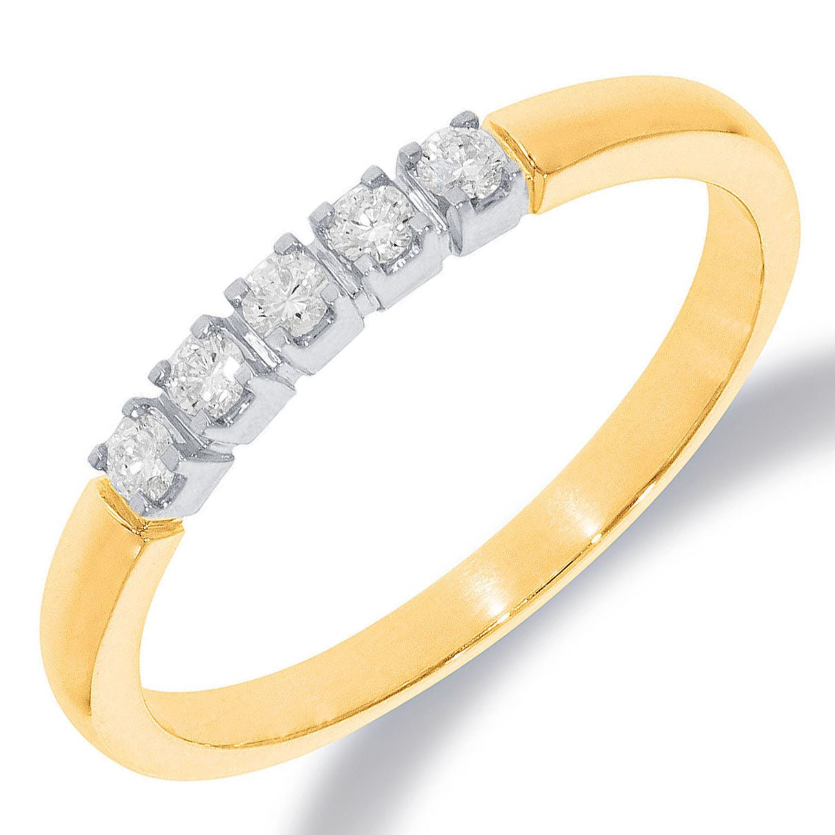 Bicolor memoire ring GGA1513 5x0.03crt si/tw