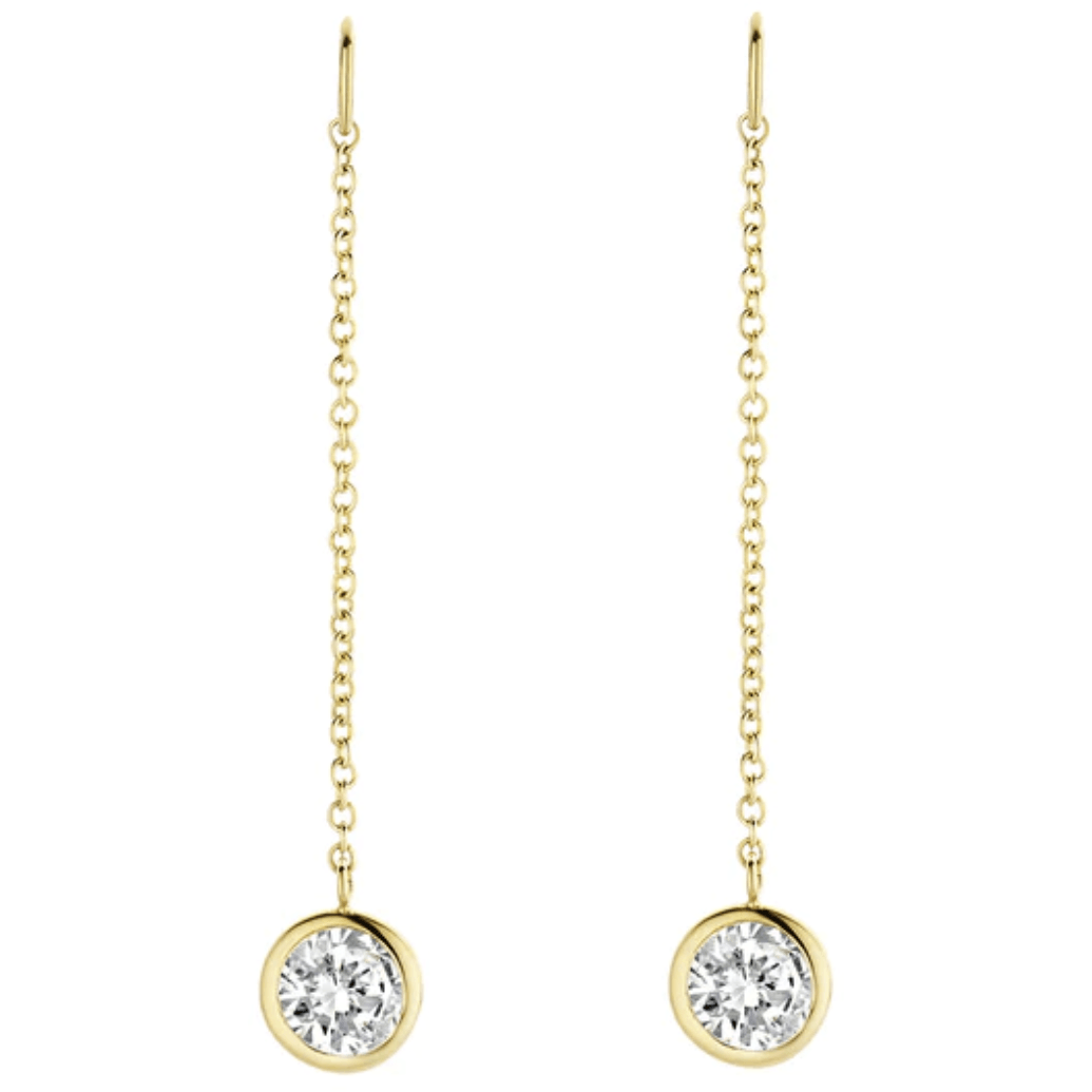 Blush oorhangers goud 9083YZI