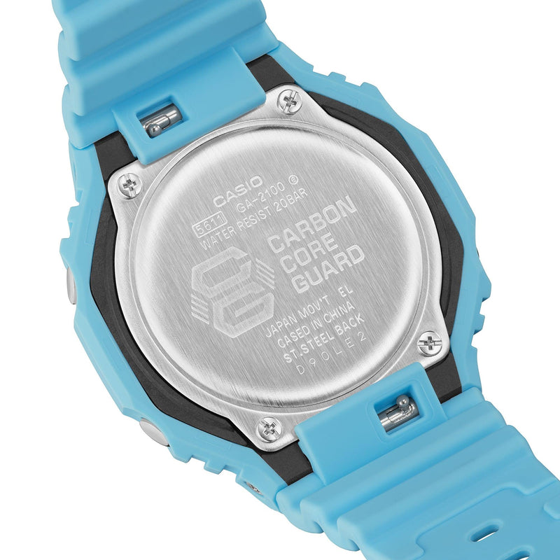 Casio G - Shock Baby Blauw Youth GA - 2100 - 2A2ER