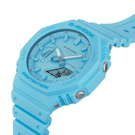 Casio G - Shock Baby Blauw Youth GA - 2100 - 2A2ER