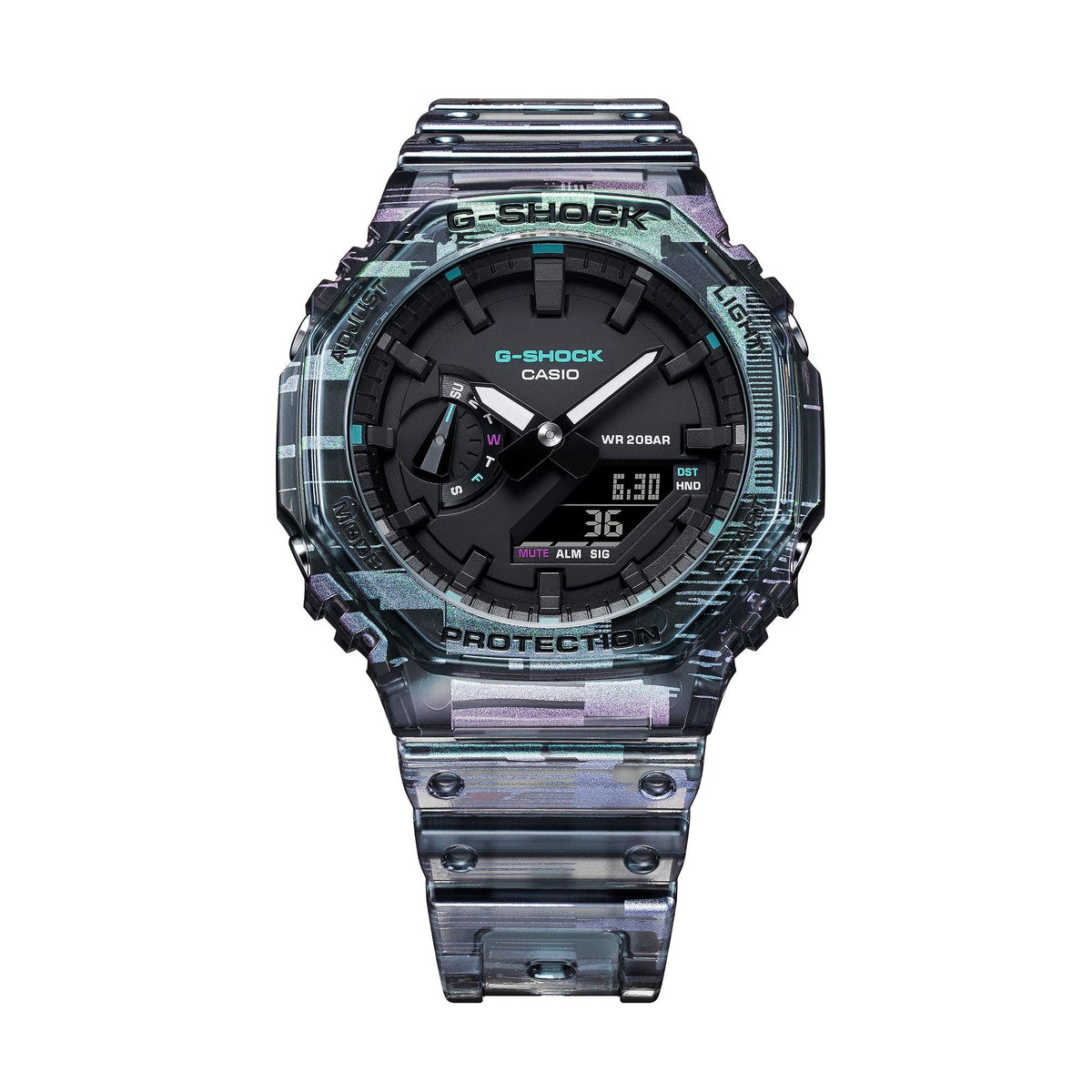 Casio G - shock digital glitch GA - 2100NN - 1AER