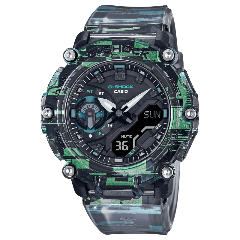 Casio G - shock digital glitch GA - 2200NN - 1AER