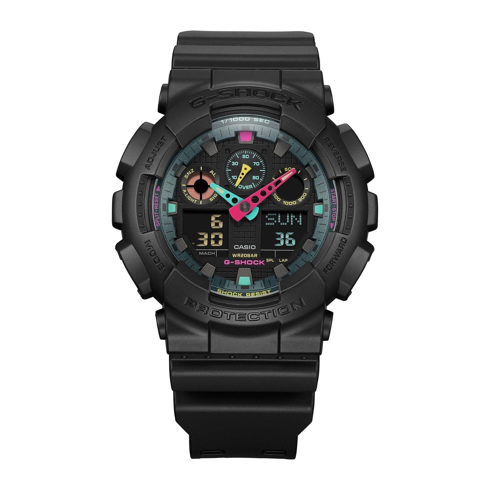 Casio G - Shock Multi - Fluorescent GA - 100MF - 1AER