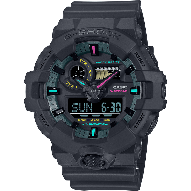 Casio G - Shock Multi - Fluorescent GA - 700MF - 1AER