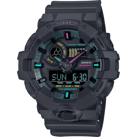 Casio G - Shock Multi - Fluorescent GA - 700MF - 1AER