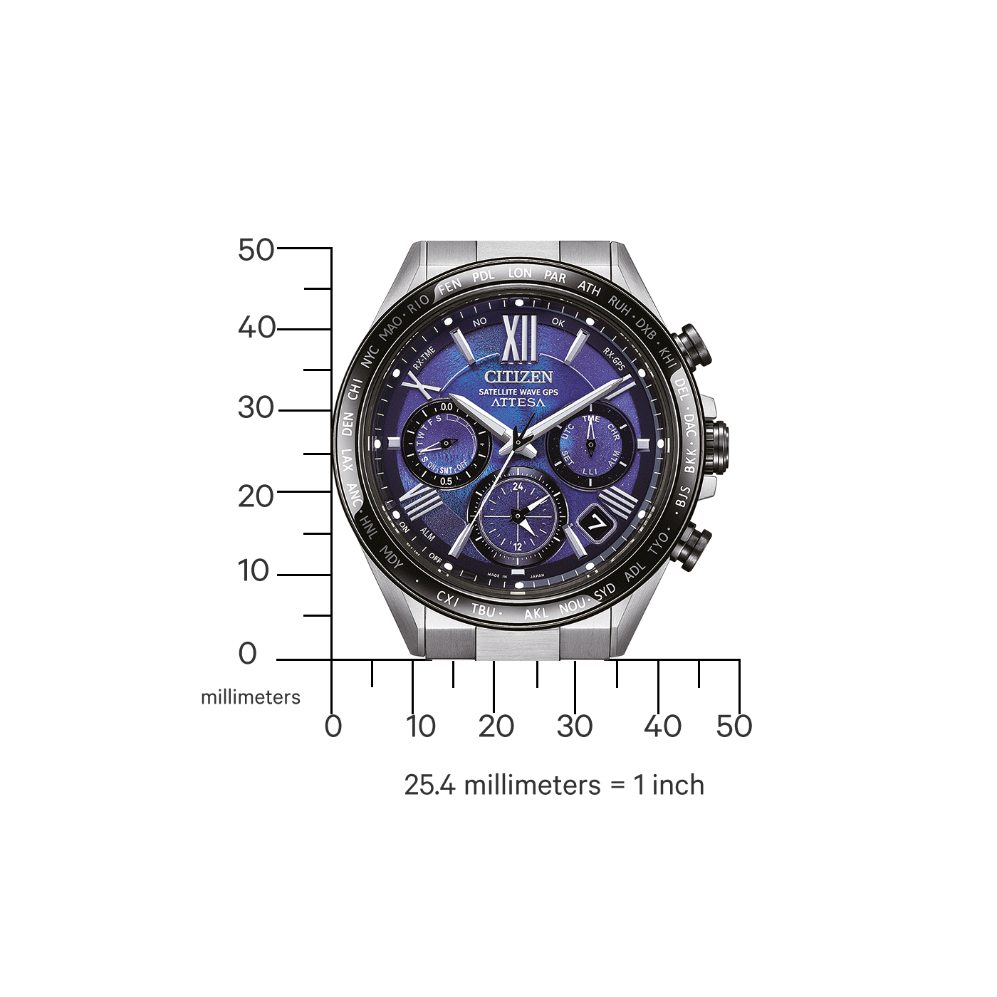 Citizen Attesa 'Sea of Silence' CC4075 - 50L - Juwelier van Dam