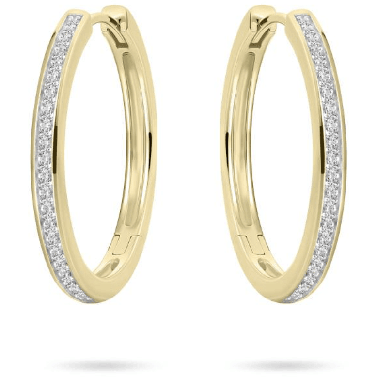 Gouden oorsieraden met zirconia VGKCD2/20
