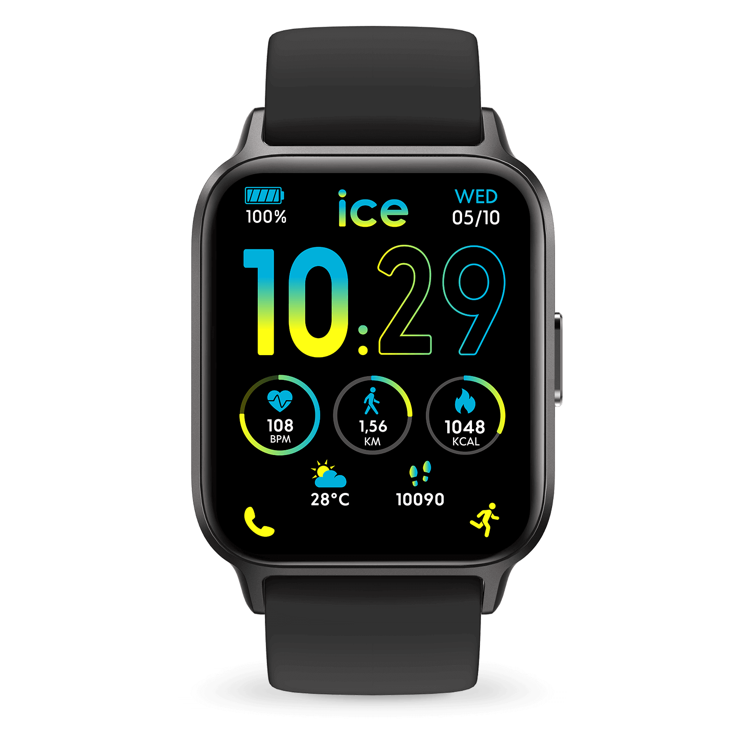 Ice - Watch ICE Fit 1.0 Smartwatch Zwart 024104