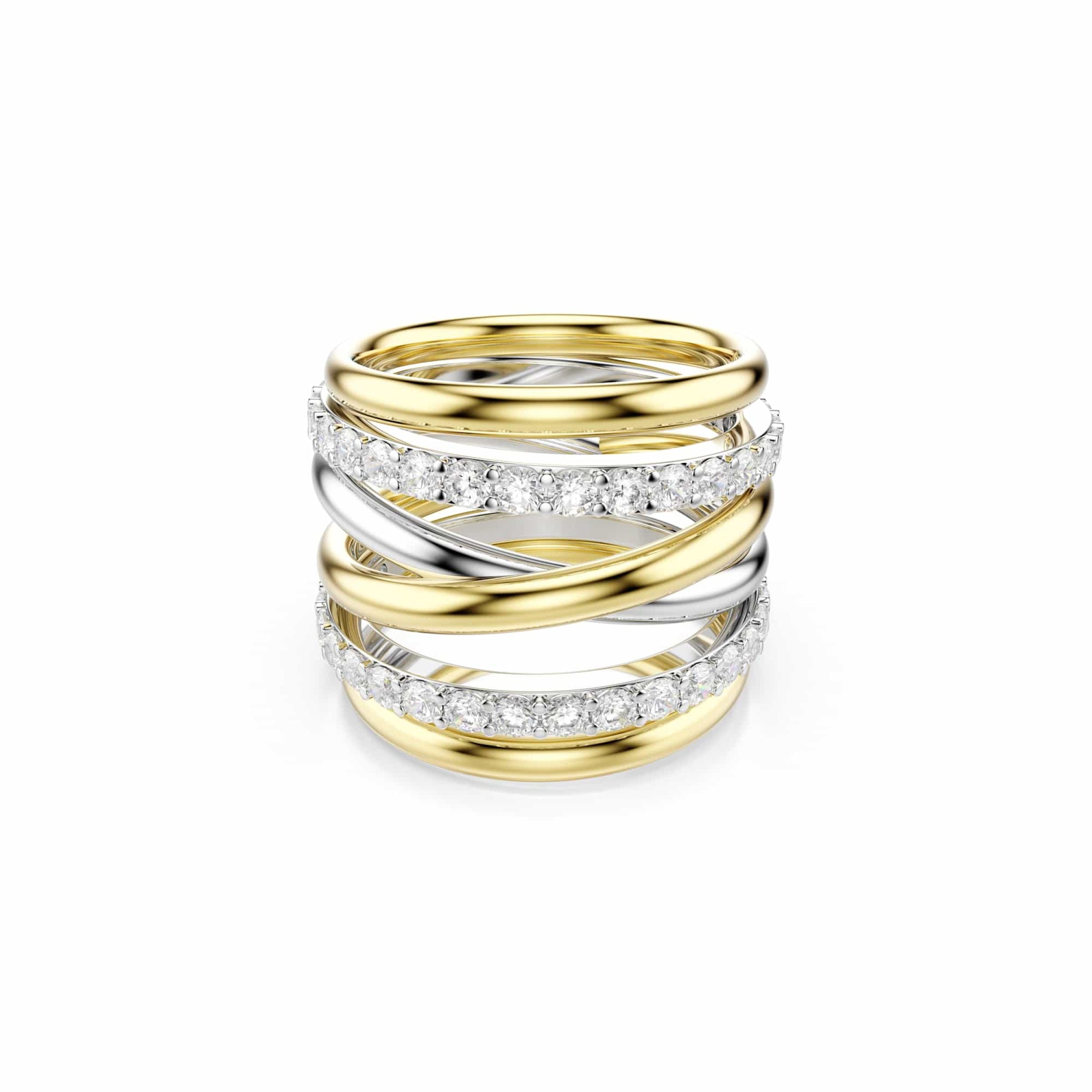 Swarovski Hyperbola Ring 5740415