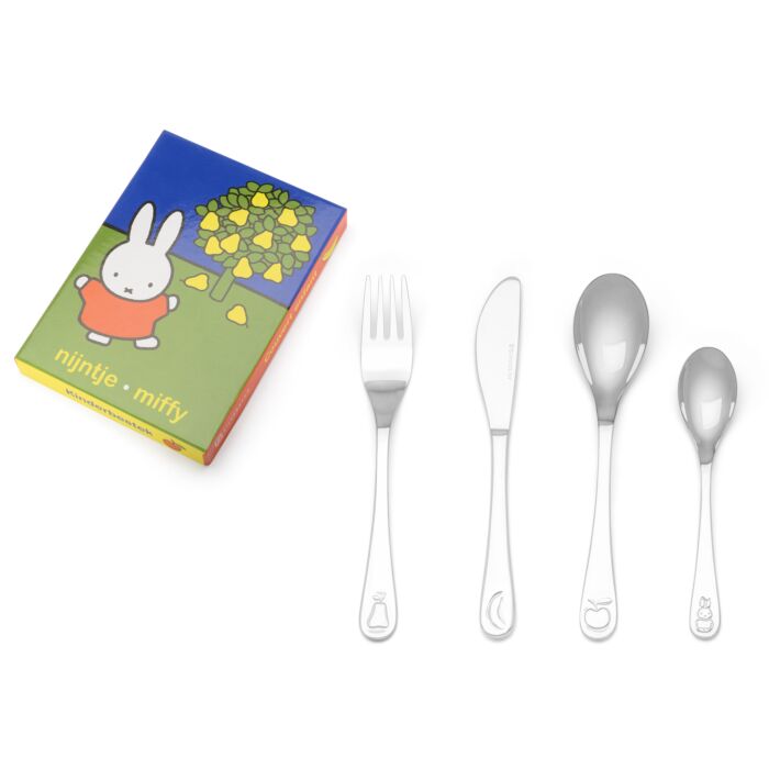 Kinderbestek 4 - delig nijntje fruit 6843070 - Juwelier van Dam