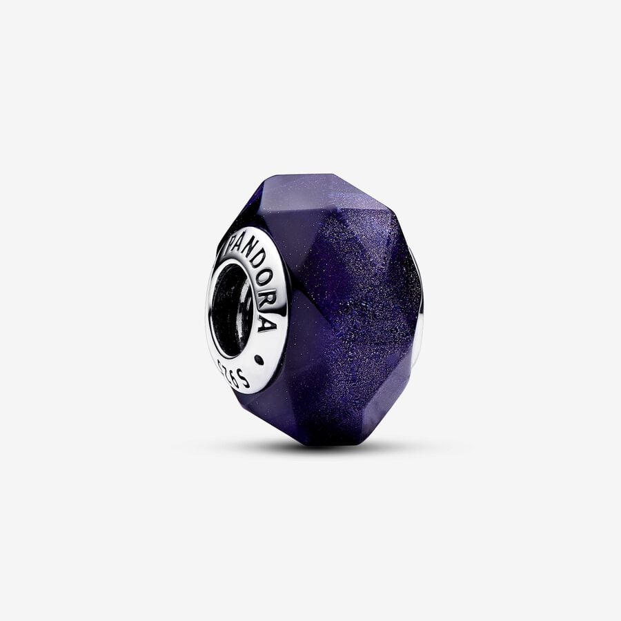 Pandora Bedel Blauw Gefacetterd Muranoglas 792984C00