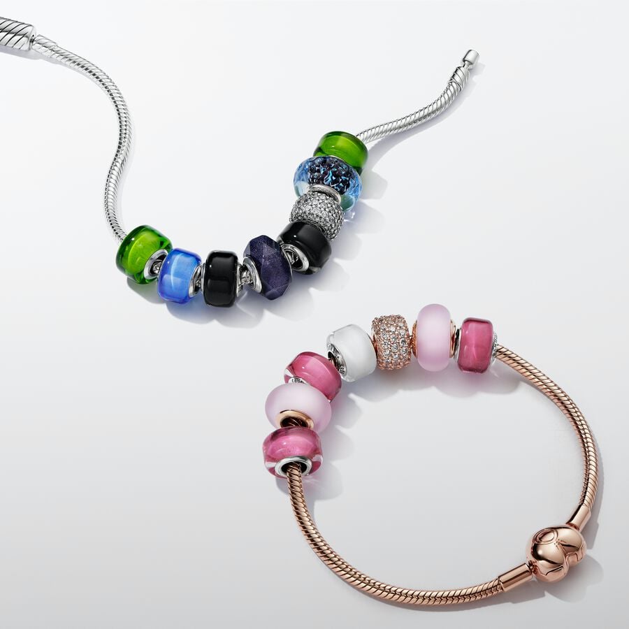 Pandora Bedel Blauw Gefacetterd Muranoglas 792984C00