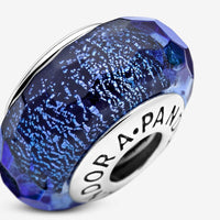 Pandora Bedel Blauw Murano Glas 791646