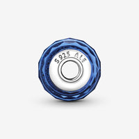 Pandora Bedel Blauw Murano Glas 791646