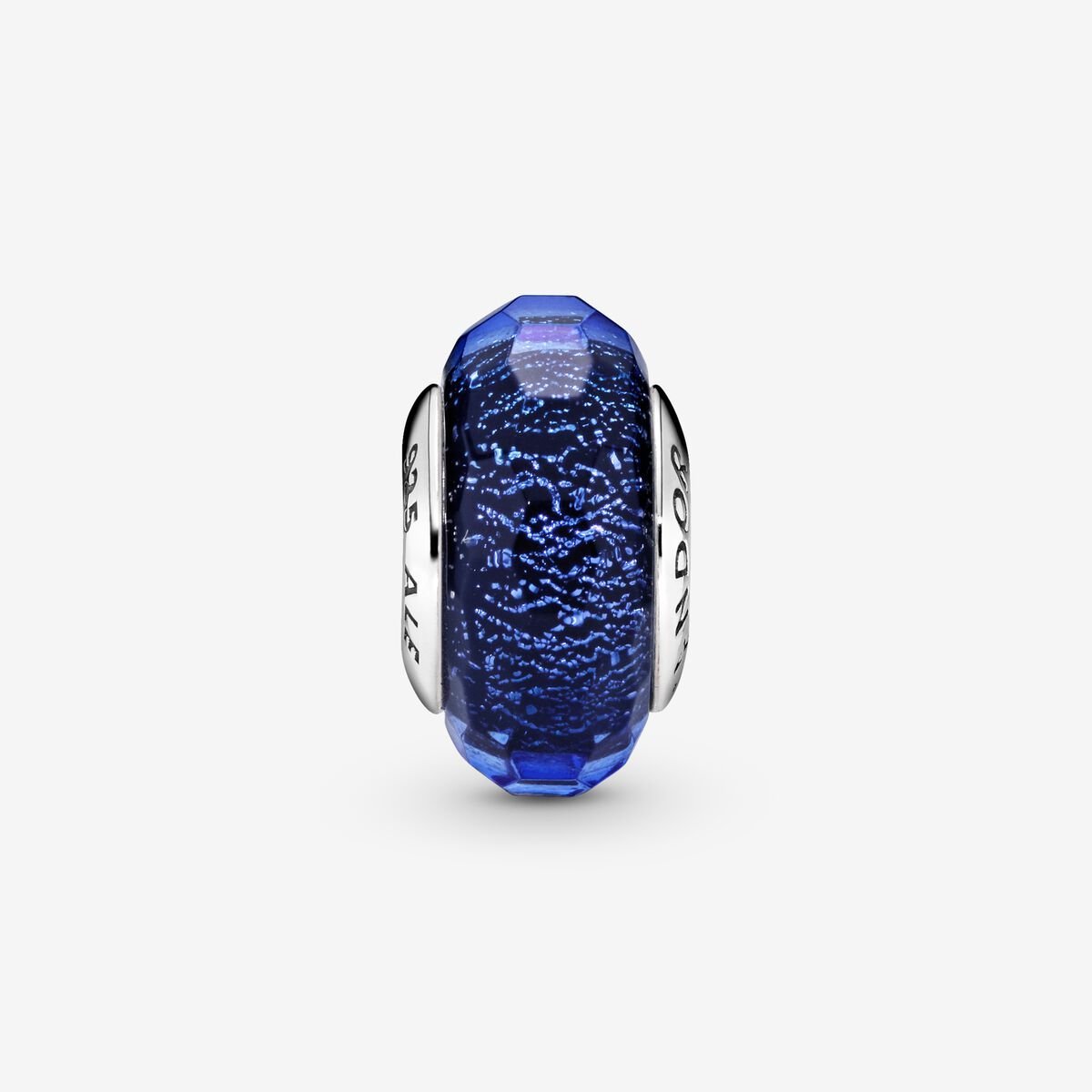 Pandora Bedel Blauw Murano Glas 791646