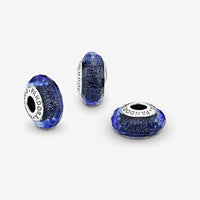 Pandora Bedel Blauw Murano Glas 791646