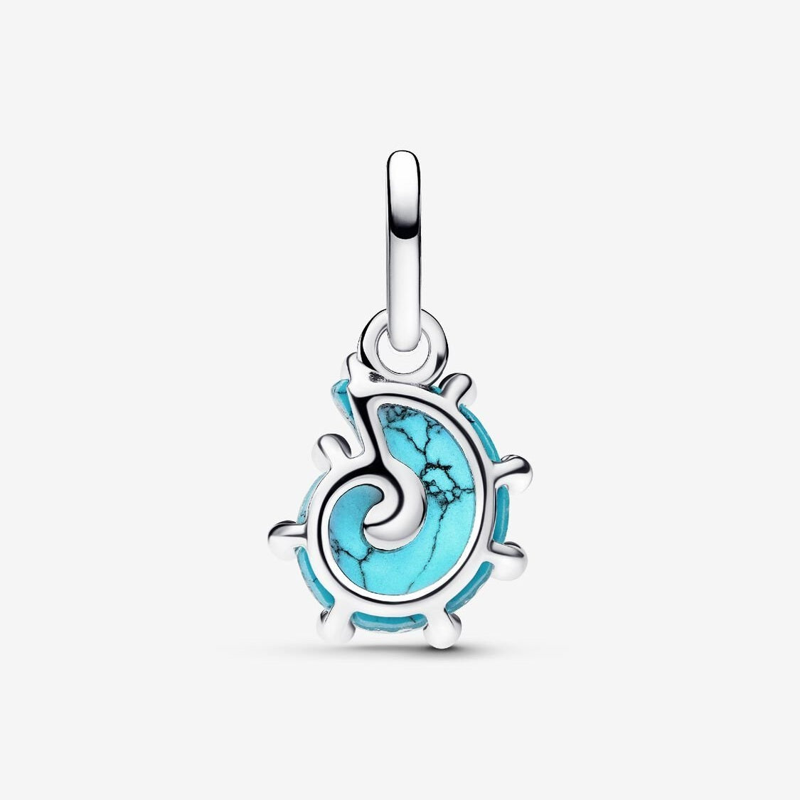 Pandora Bedel Blauwe Muranoglas Zeeslak 793900C01 - Juwelier van Dam
