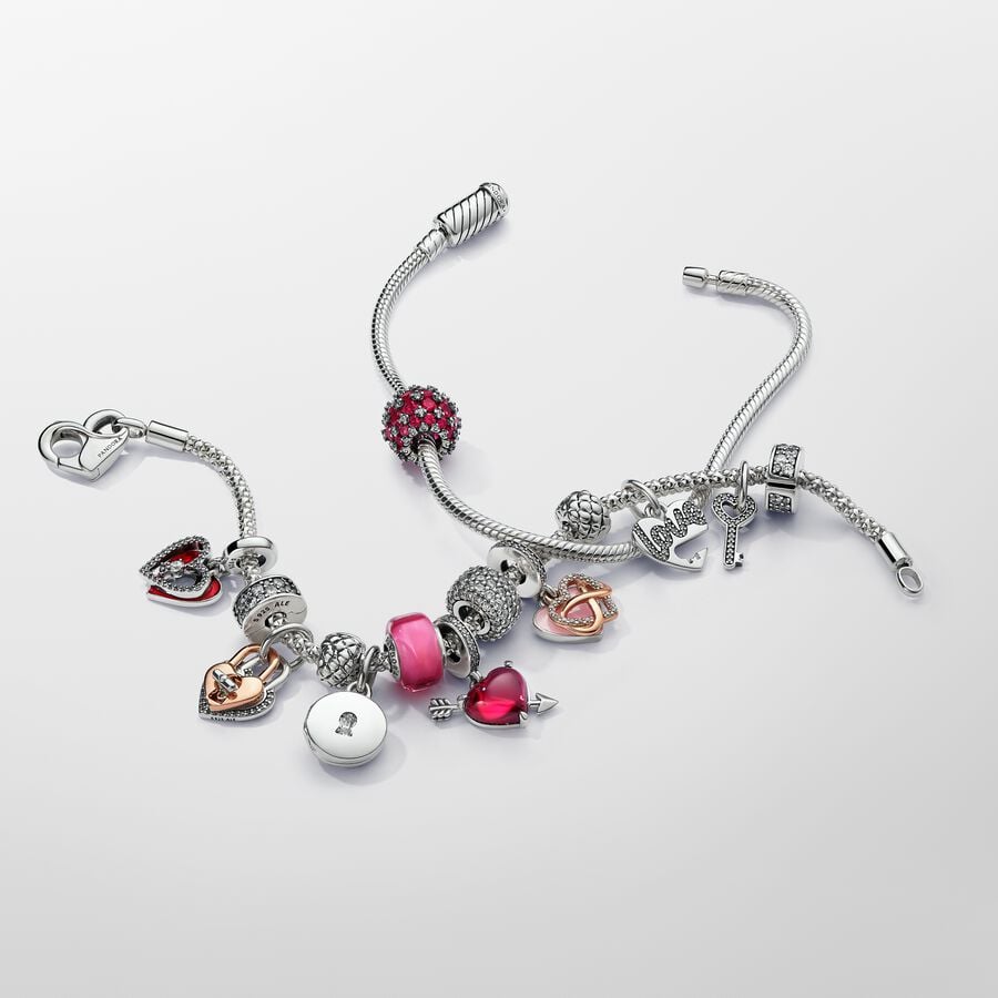 Pandora Bedel Deelbaar Hart en Sleutel 793081c01