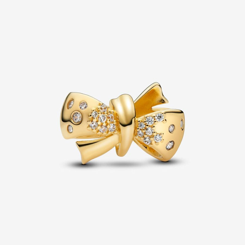 Pandora Bedel Gouden Strik 763442C01