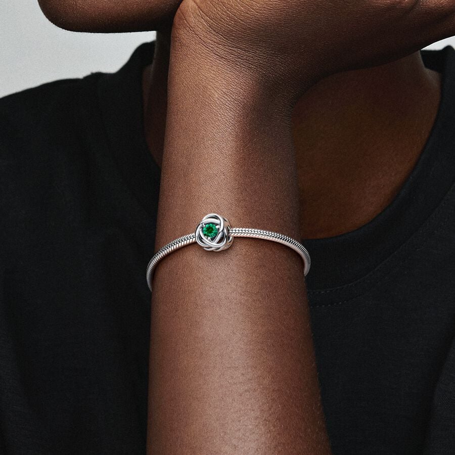 Pandora Bedel Groene Mei Geboortesteen 790065C08