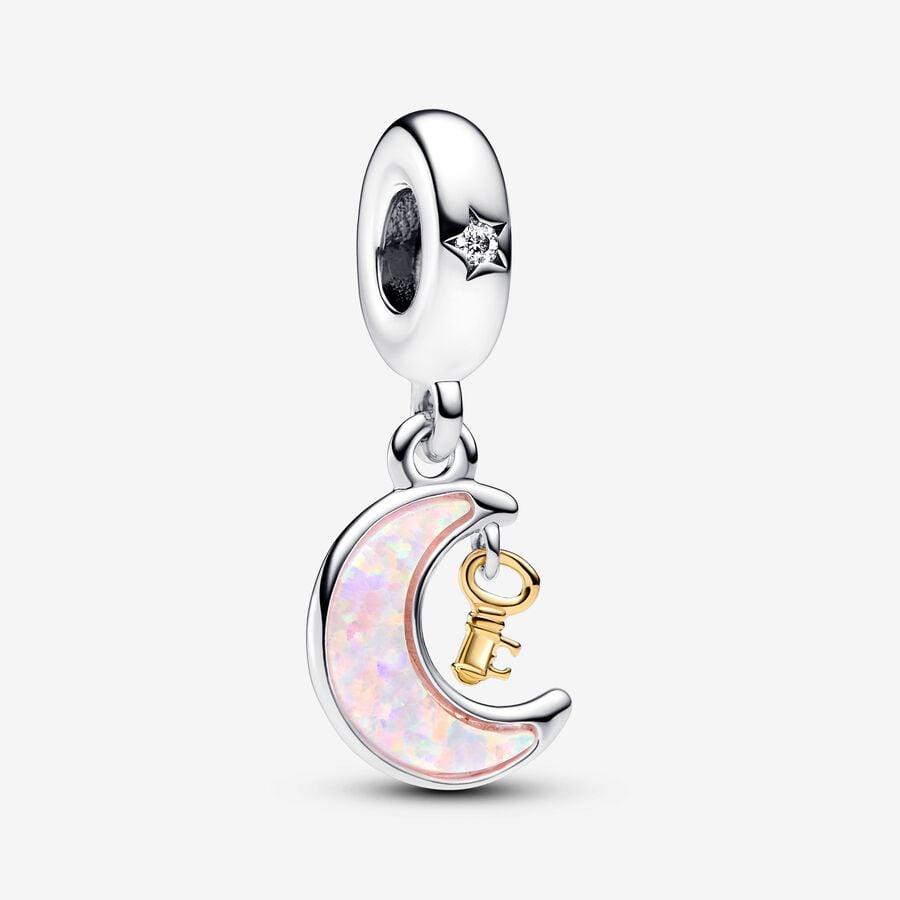 Pandora Bedel Maan met Sleutel 762985C01