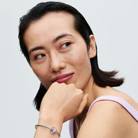 Pandora Bedel Omcirkeld Roze Muranoglas 793241C00