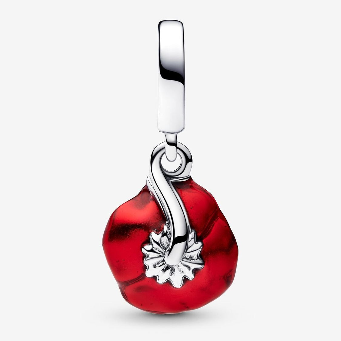 Pandora Bedel Rode Bloem 793917C01 - Juwelier van Dam