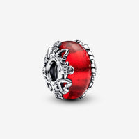 Pandora Bedel Rood Muranglas met Kerstmagie 793597C00