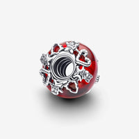 Pandora Bedel Rood Muranglas met Kerstmagie 793597C00