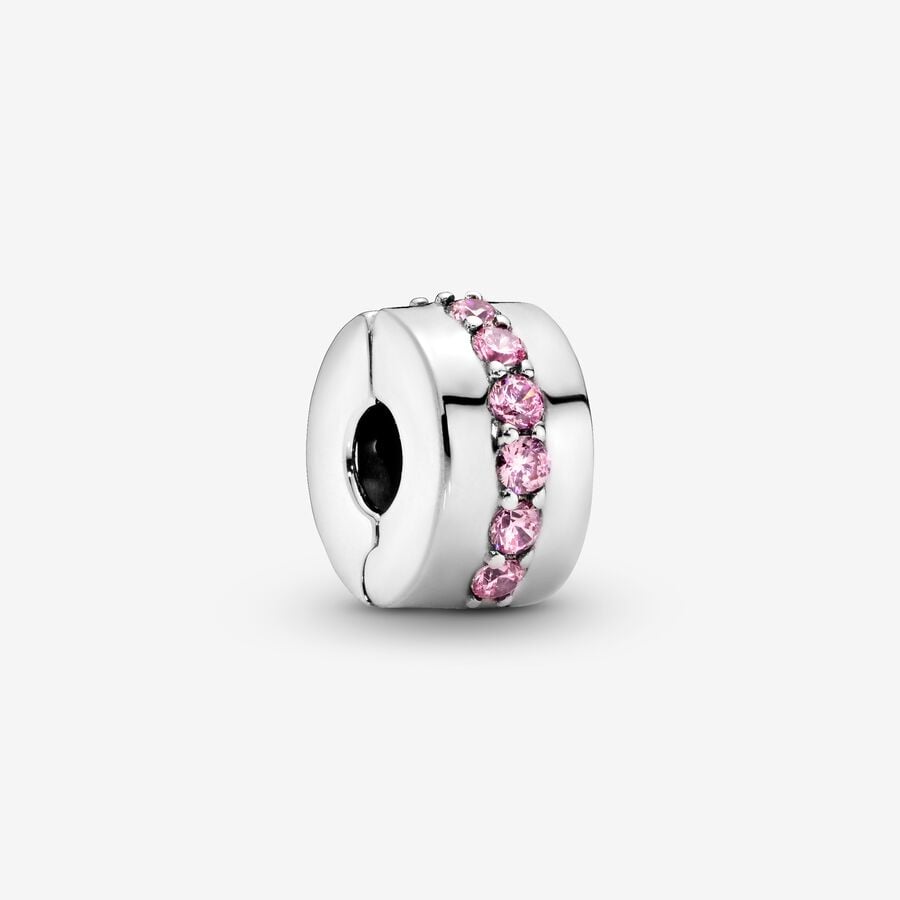 Pandora Bedel Roze Kristallen 791972PCZ