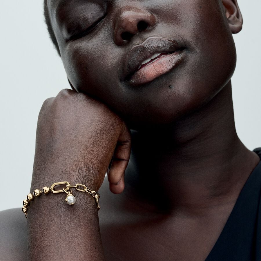 Pandora Bedel Slang met Parelmoer 763375C01