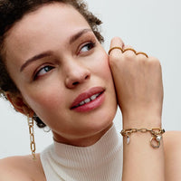 Pandora Bedel Slang met Parelmoer 763375C01