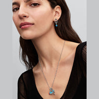 Pandora Bedel Turkoois Hart 793827C01 - Juwelier van Dam