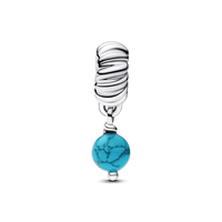 Pandora Bedel Turquoise 793901C01 - Juwelier van Dam
