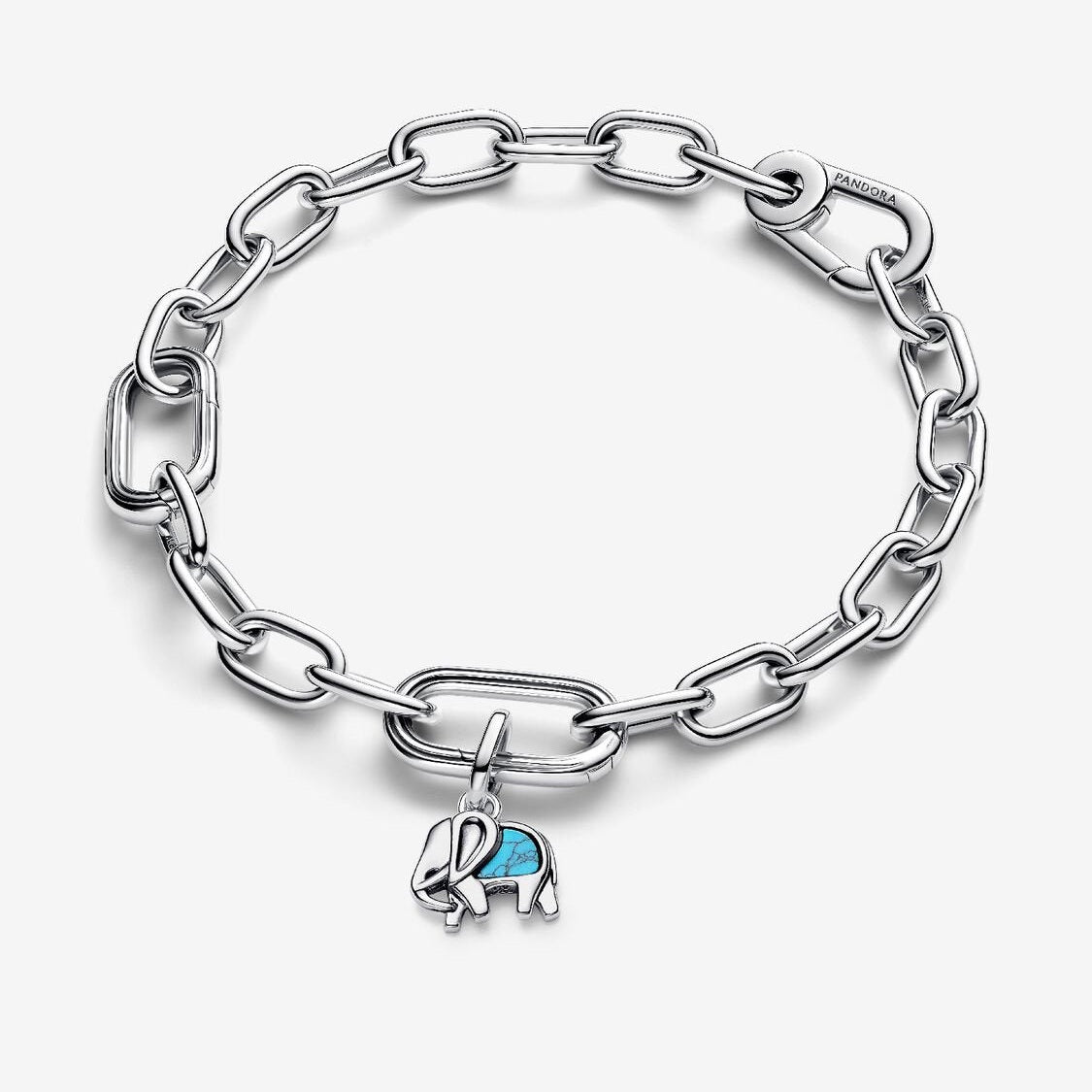 Pandora Bedel Turquoise Olifant 793858C01 - Juwelier van Dam